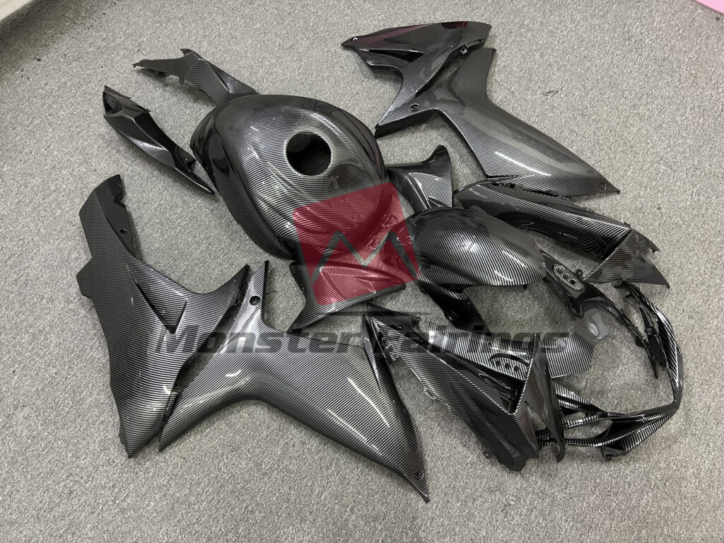 Suzuki GSXR 600 - 750 custom ABS fairings 2011 - 2025 in Carbon Fiber Style - durable replacement kit, Monster Fairings