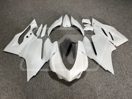 Ducati 959 1299 2016-2019 Matte Pearl White ABS Fairings | Monster Fairings