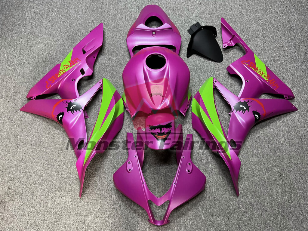 Honda CBR600RR 2007 - 2008 Matte Magenta Joker ABS fairings - custom motorcycle bodywork kit by Monster Fairings