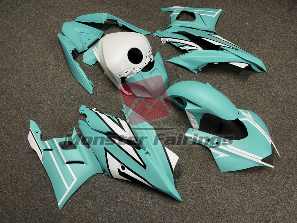 Matte Mint ABS fairings for Yamaha R3 2019 - 2021 - premium OEM fit kit by Monster Fairings