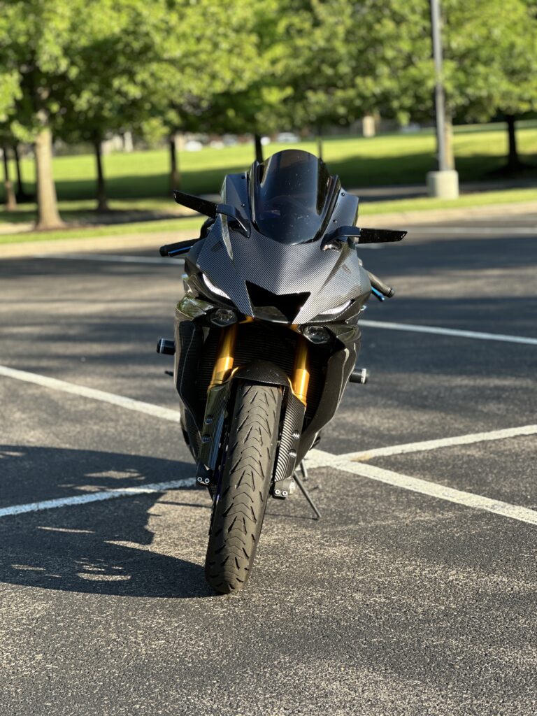 Yamaha R6 2017 - 2022 ABS fairings, Gloss Carbon Fiber Style - high - quality motorcycle kit by Monster Fairings