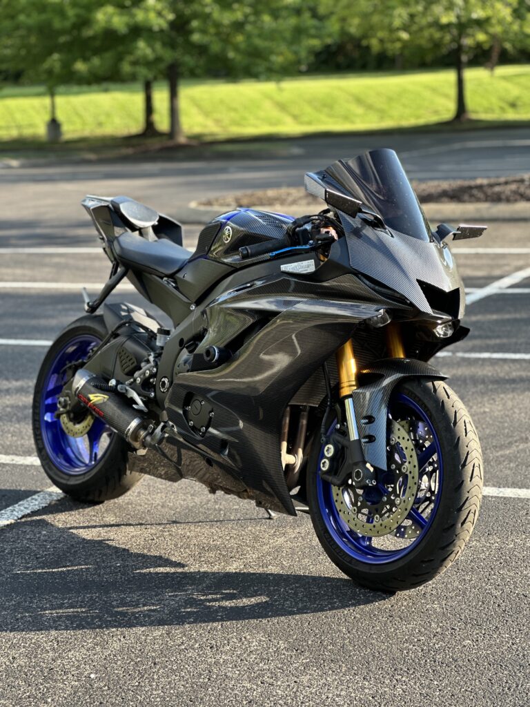 Monster Fairings ABS fairing kit for Yamaha R6 2017 - 2022 - Gloss Carbon Fiber Style, precise OEM fit