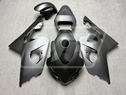 Suzuki GSXR 600-750 2004-2005 Matte Black Race ABS Fairings | Monster Fairings