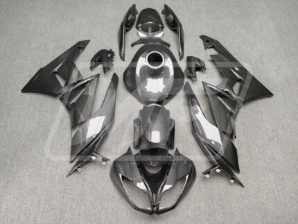 Kawasaki ZX6R 2009-2012 Gloss Carbon Fiber Style ABS Fairings | Monster Fairings