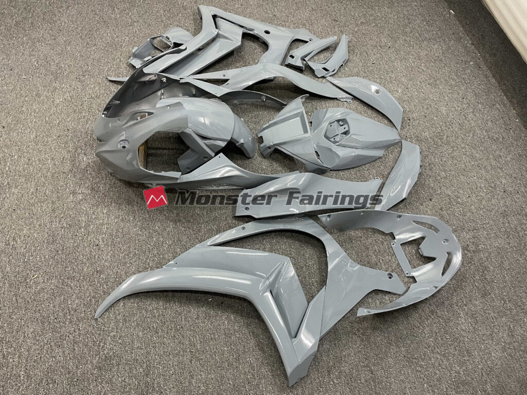 Nardo Grey Style Track ABS fairings for Kawasaki ZX10R 2016 - 2020 - premium OEM fit kit by Monster Fairings