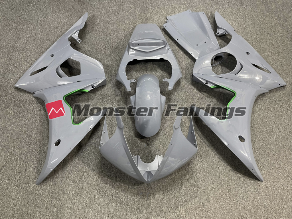 Yamaha R6 2003 - 2004 Nardo Style Green Race ABS fairings - custom motorcycle bodywork kit by Monster Fairings