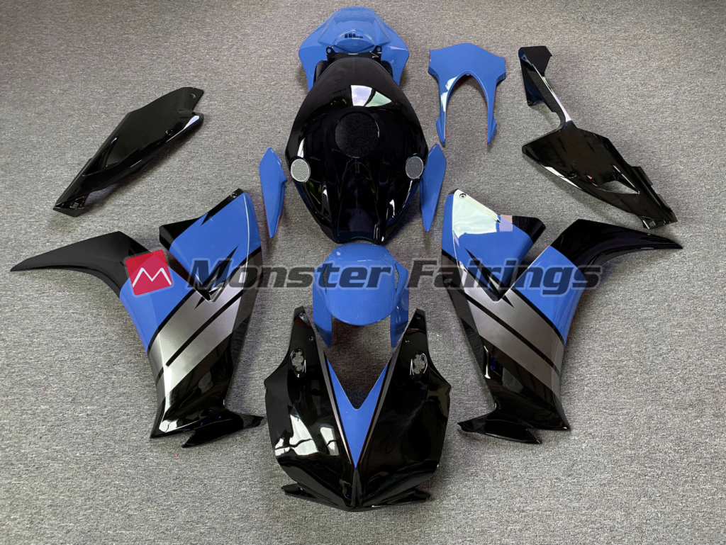 Honda CBR1000RR 2012 - 2016 Matte Light Blue Bull Race ABS fairings - custom motorcycle bodywork kit by Monster Fairings