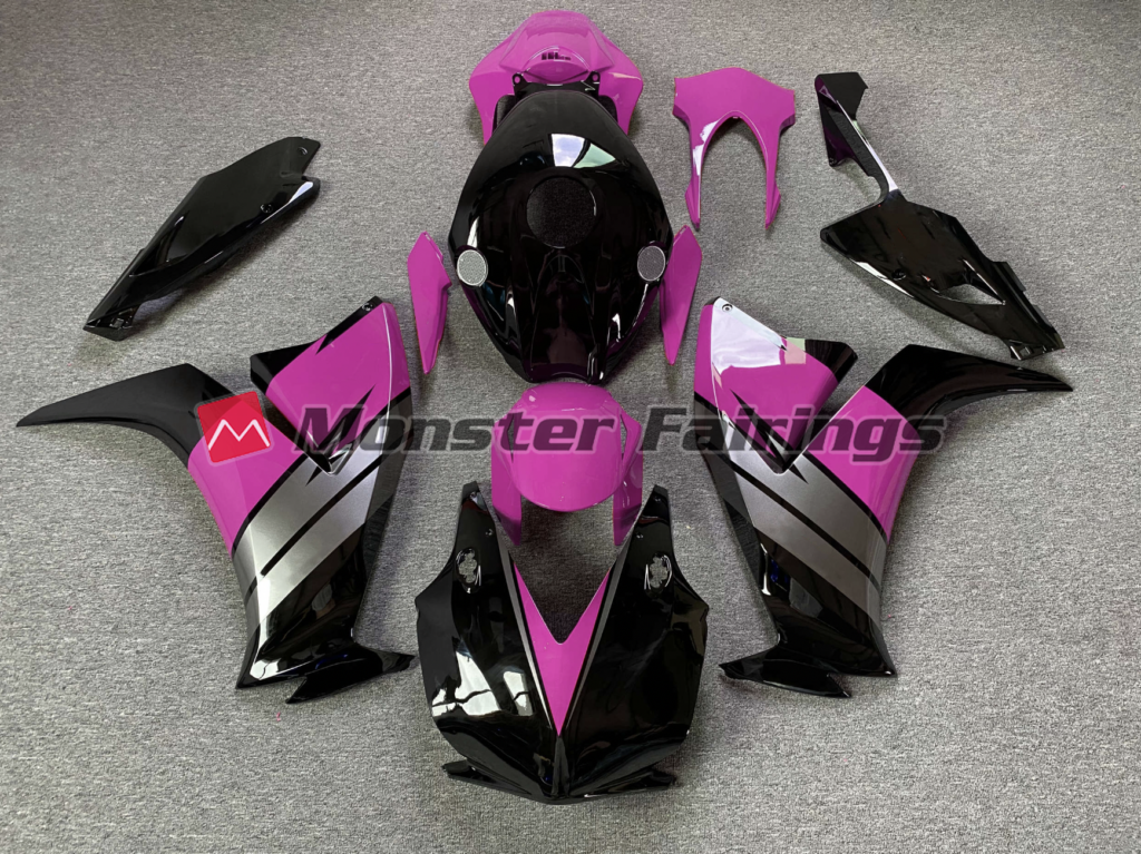 Honda CBR1000RR 2012 - 2016 Pink Black Silver Race ABS fairings - custom motorcycle bodywork kit by Monster Fairings