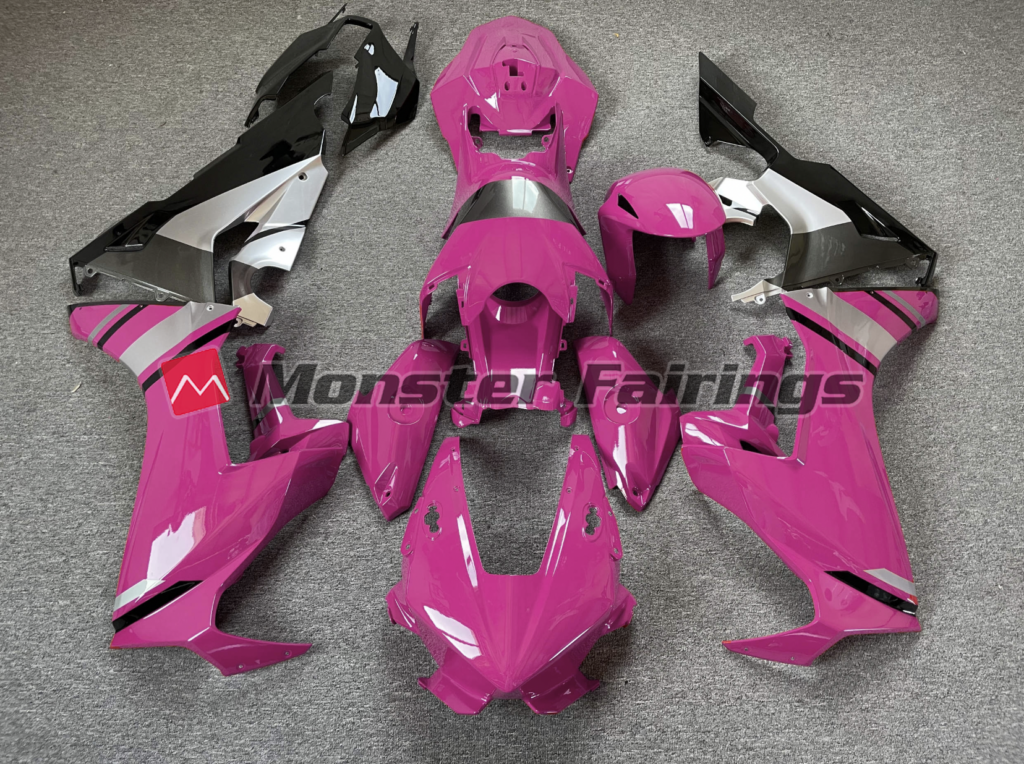 Honda CBR1000RR 2017 - 2025 Gloss Pink Race ABS fairings - custom motorcycle bodywork kit by Monster Fairings