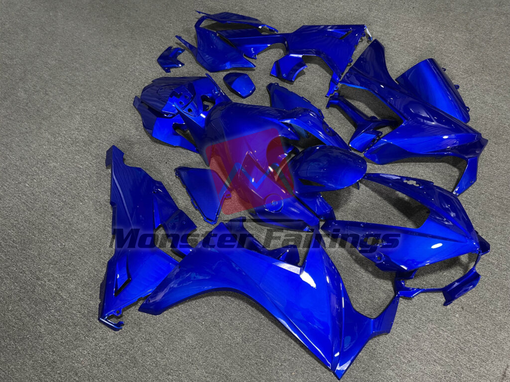 Honda CBR1000RR custom ABS fairings 2017 - 2025 in Gloss Deep Blue - durable replacement kit, Monster Fairings