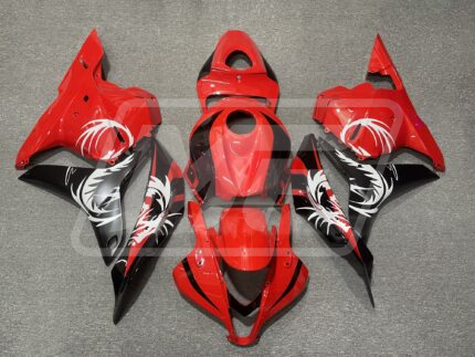Honda CBR600RR 2009-2012 Gloss Red & Black Dragon ABS Fairings | Monster Fairings