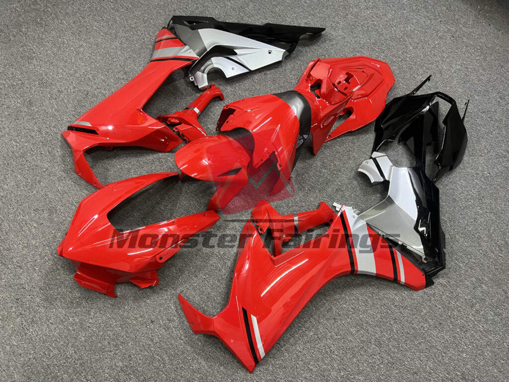 Honda CBR1000RR custom ABS fairings 2017 - 2025 in Gloss Red Race - durable replacement kit, Monster Fairings