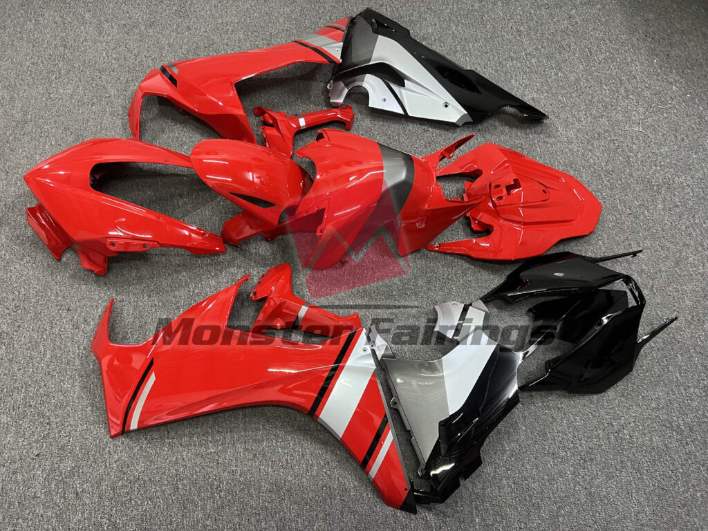 2017 - 2025 Honda CBR1000RR Gloss Red Race fairing set - ABS injection, custom painted by Monster Fairings
