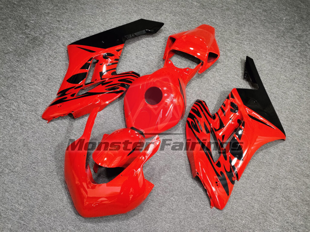 Gloss Red Black Race ABS fairings for Honda CBR1000RR 2004 - 2005 - premium OEM fit kit by Monster Fairings