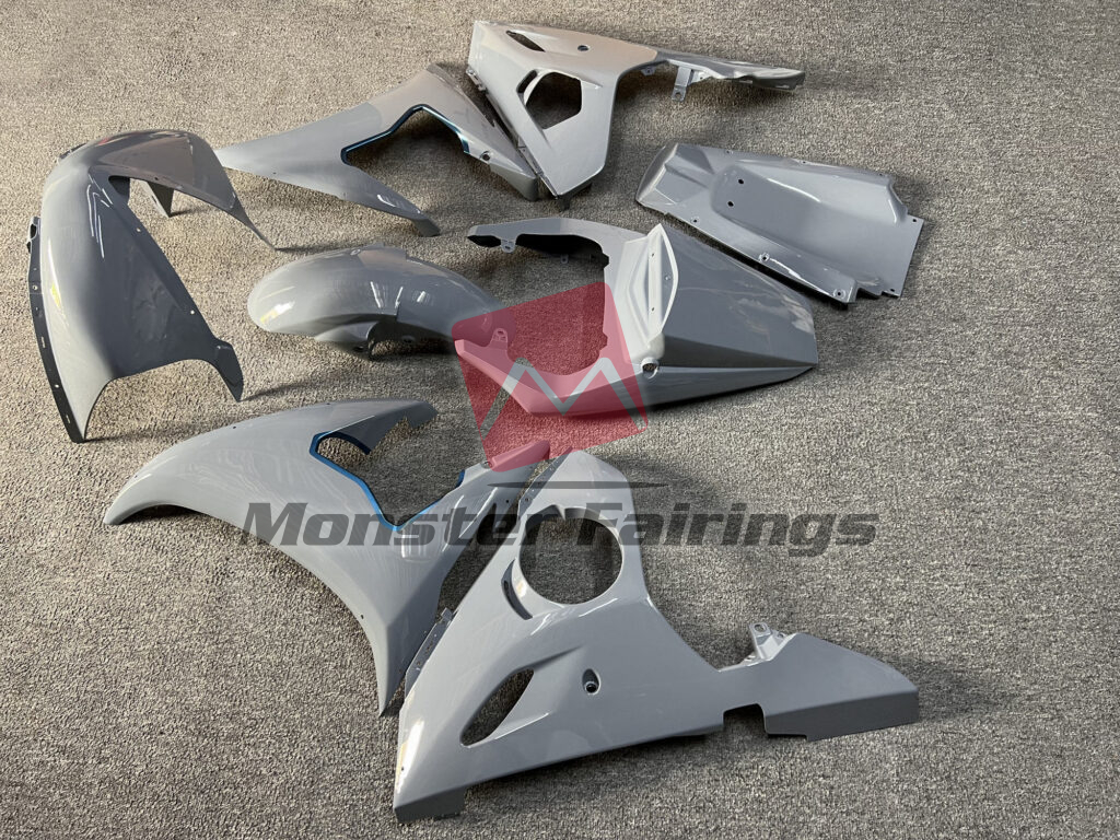 2003 - 2004 Yamaha R6 Gloss Nardo Style Blue Race fairing set - ABS injection, custom painted by Monster Fairings