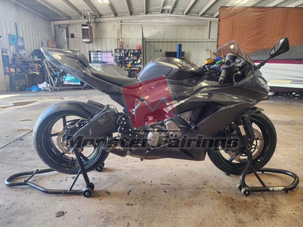 Monster Fairings ABS fairing kit for Kawasaki ZX6R 2013 - 2018 - Full Carbon Fiber Style, precise OEM fit