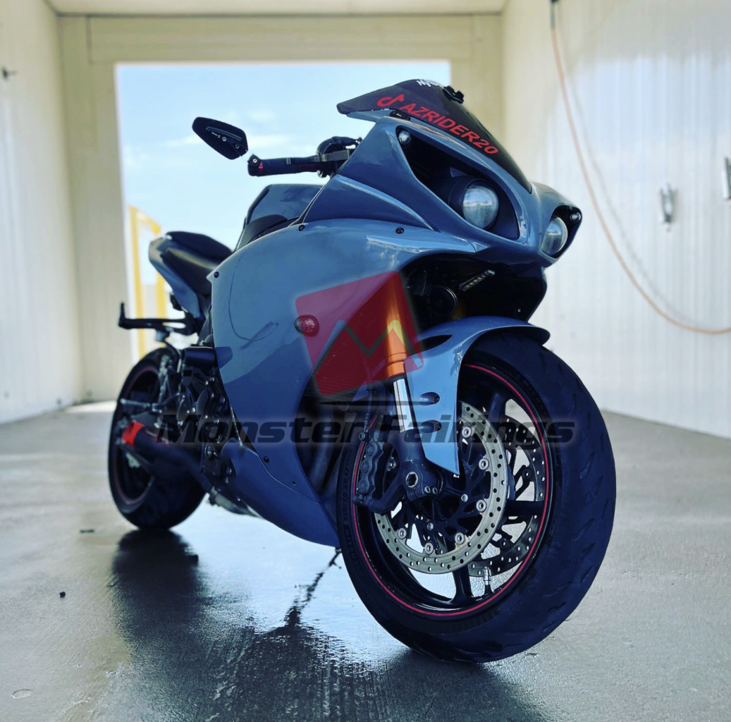 Yamaha R1 2009 - 2011 ABS fairings, Gloss Nardo Gray - high - quality motorcycle kit by Monster Fairings