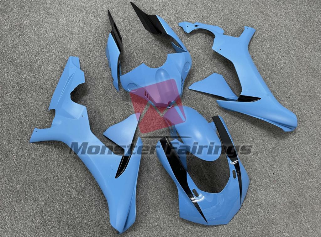 Gloss Turbo Blue ABS fairings for Yamaha R1 2015 - 2019 - premium OEM fit kit by Monster Fairings