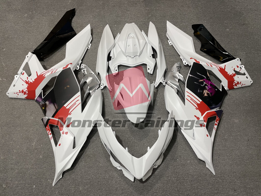 Kawasaki Ninja 400 2018 - 2024 Matte Mileena ABS fairings - custom motorcycle bodywork kit by Monster Fairings