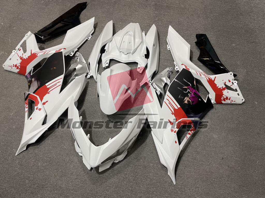 Matte Mileena ABS fairings for Kawasaki Ninja 400 2018 - 2024 - premium OEM fit kit by Monster Fairings