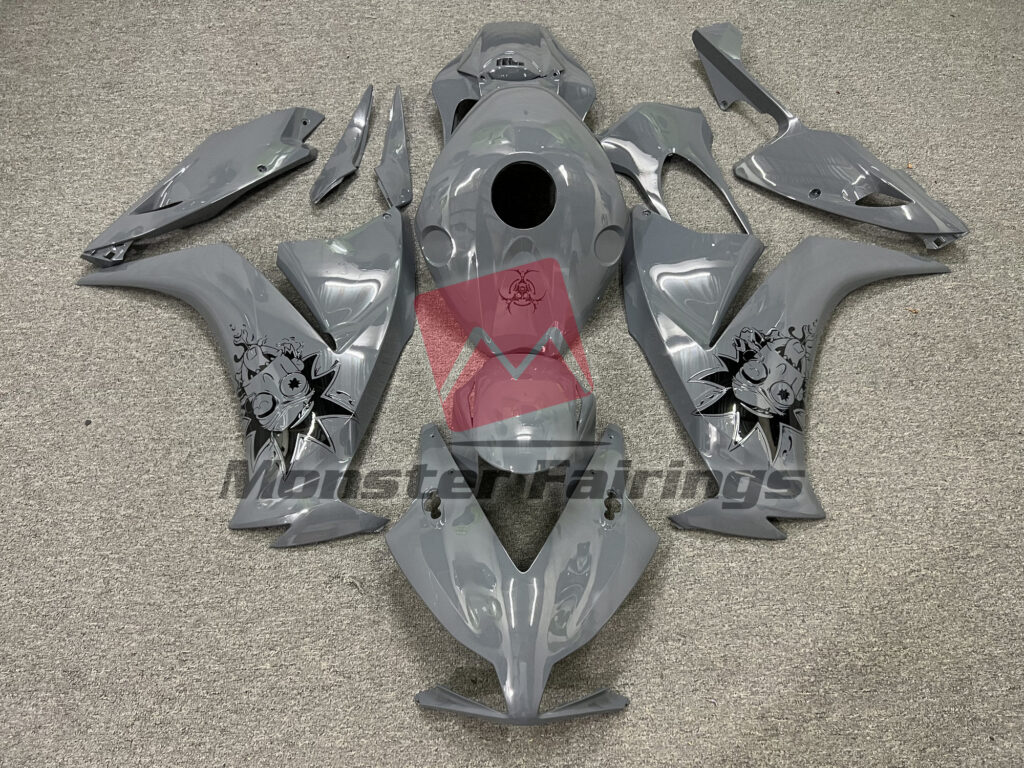 Honda CBR1000RR 2012 - 2016 Gloss Nardo Gray Rick ABS fairings - custom motorcycle bodywork kit by Monster Fairings