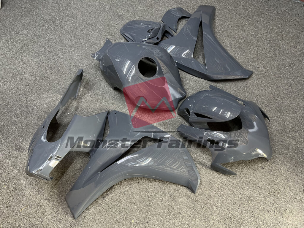Honda CBR1000RR custom ABS fairings 2008 - 2011 in Nardo Gray - durable replacement kit, Monster Fairings