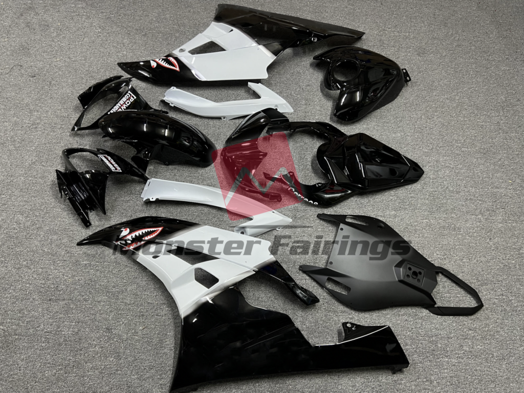 Gloss Black Logos ABS fairings for Yamaha R6 2006 - 2007 - premium OEM fit kit by Monster Fairings