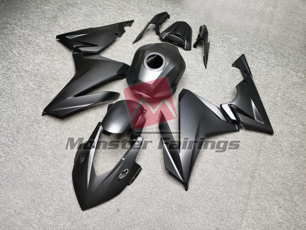 Matte Black ABS fairings for Honda CBR500R 2022 - 2023 - premium OEM fit kit by Monster Fairings