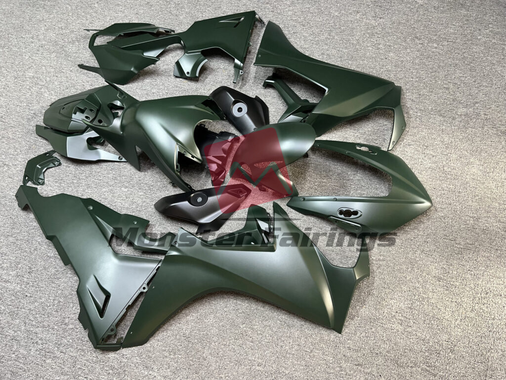 Honda CBR1000RR custom ABS fairings 2017 - 2025 in Matte Dark Green - durable replacement kit, Monster Fairings