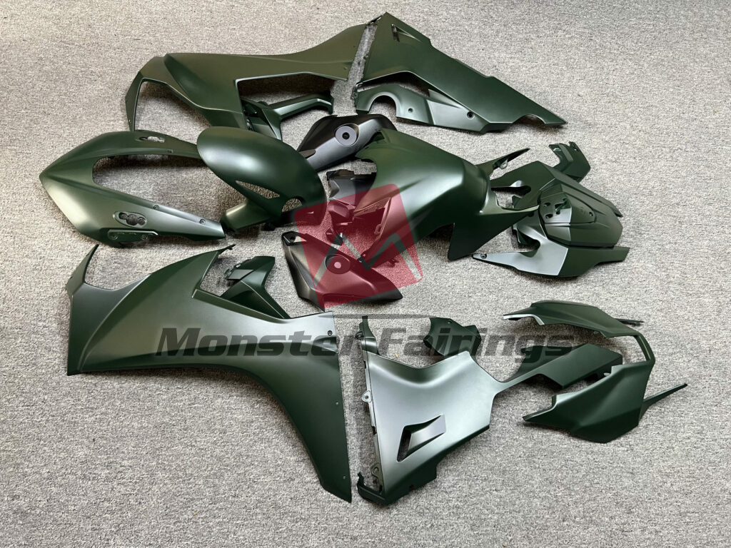 2017 - 2025 Honda CBR1000RR Matte Dark Green fairing set - ABS injection, custom painted by Monster Fairings