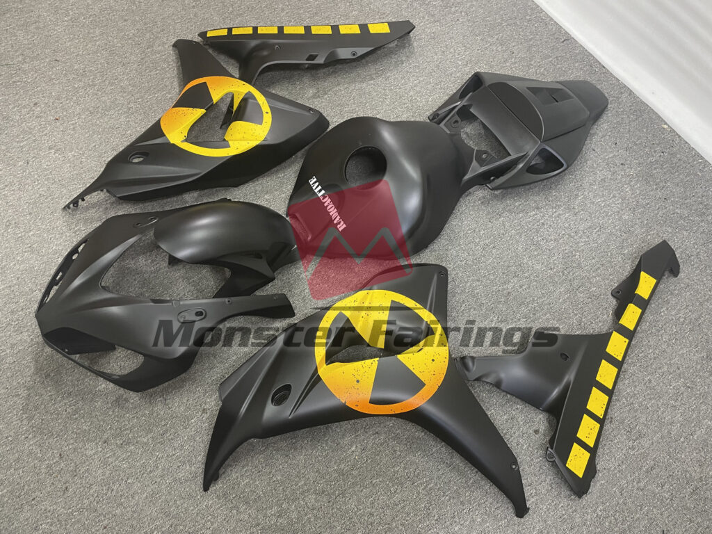 2006 - 2007 Honda CBR1000RR Radioactive fairing set - ABS injection, custom painted by Monster Fairings