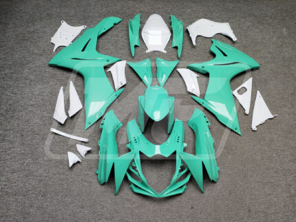 Suzuki GSXR 600-750 2011-2026 Gloss Arizona Tea & White ABS Fairings | Monster Fairings