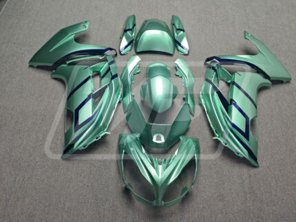 Kawasaki Ninja 650R 2012-2016 Gloss Neon Mint ABS Fairings | Monster Fairings