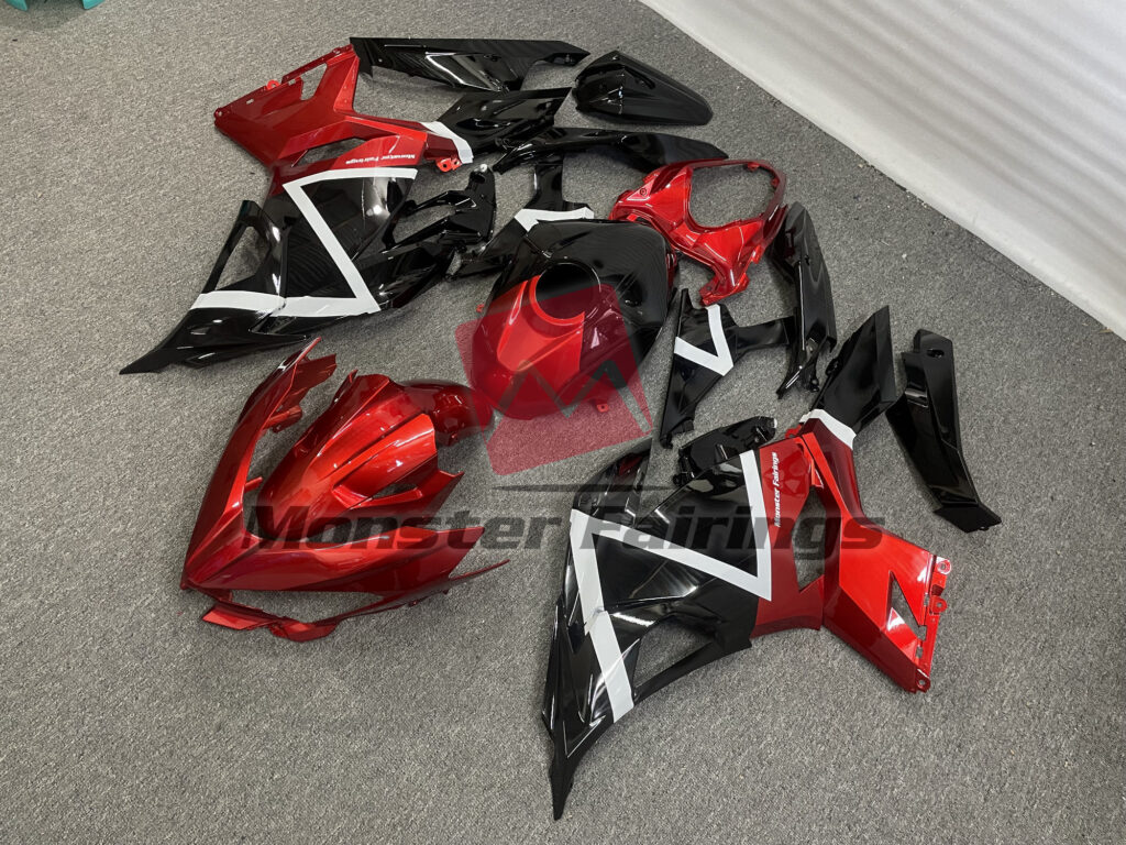 Kawasaki Ninja 400 custom ABS fairings 2018 - 2024 in Monster Fairings Design - durable replacement kit, Monster Fairings