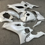 2017 - 2022 Yamaha R6 Matte Pearl White fairing set - ABS injection, custom painted by Monster Fairings
