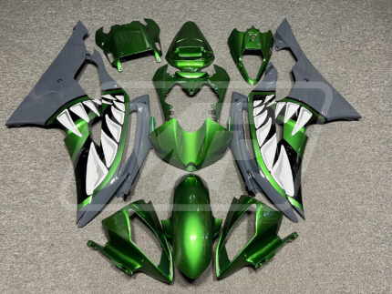Yamaha R6 2008-2016 Green Nardo Shark ABS Fairings | Monster Fairings