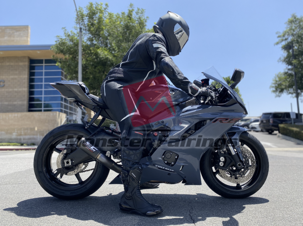 Monster Fairings ABS fairing kit for Yamaha R6 2017 - 2022 - Gloss Nardo Grey, precise OEM fit