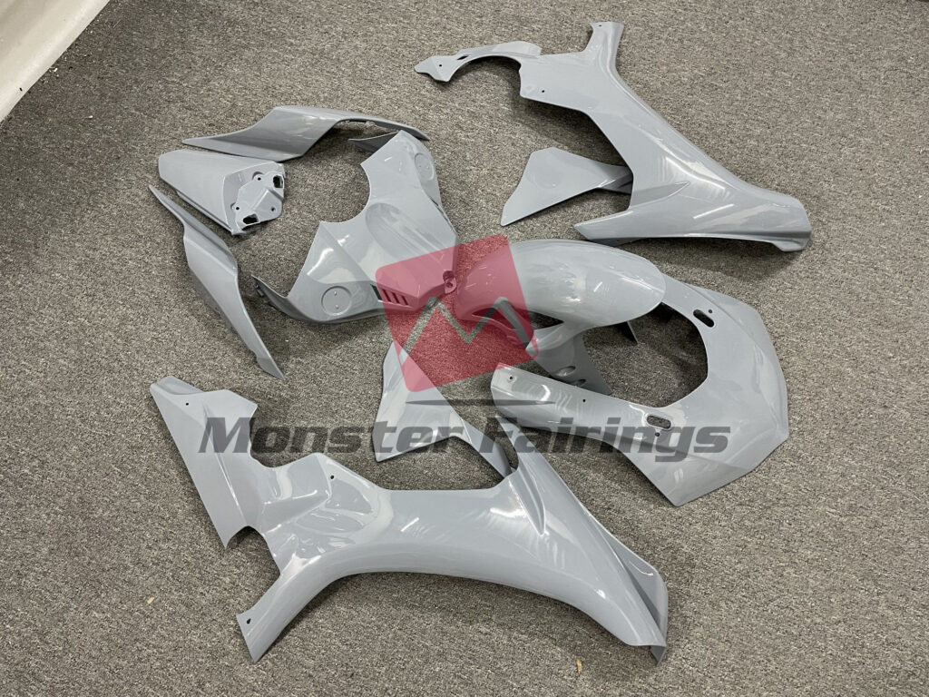 Nardo Gray ABS fairings for Yamaha R1 2015 - 2019 - premium OEM fit kit by Monster Fairings