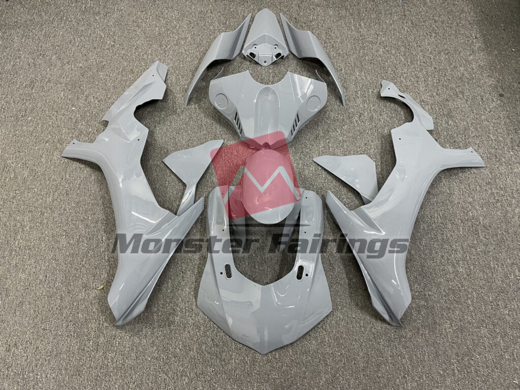 Yamaha R1 2015 - 2019 Nardo Gray ABS fairings - custom motorcycle bodywork kit by Monster Fairings