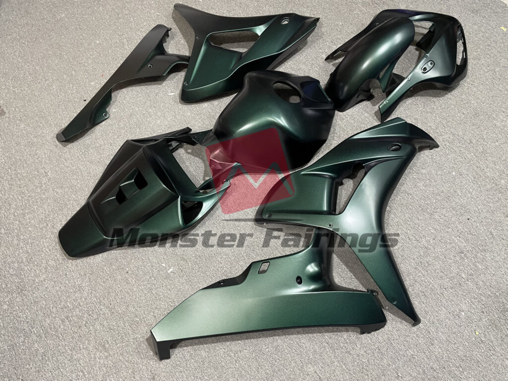 Honda CBR1000RR custom ABS fairings 2006 - 2007 in Matte Green - durable replacement kit, Monster Fairings