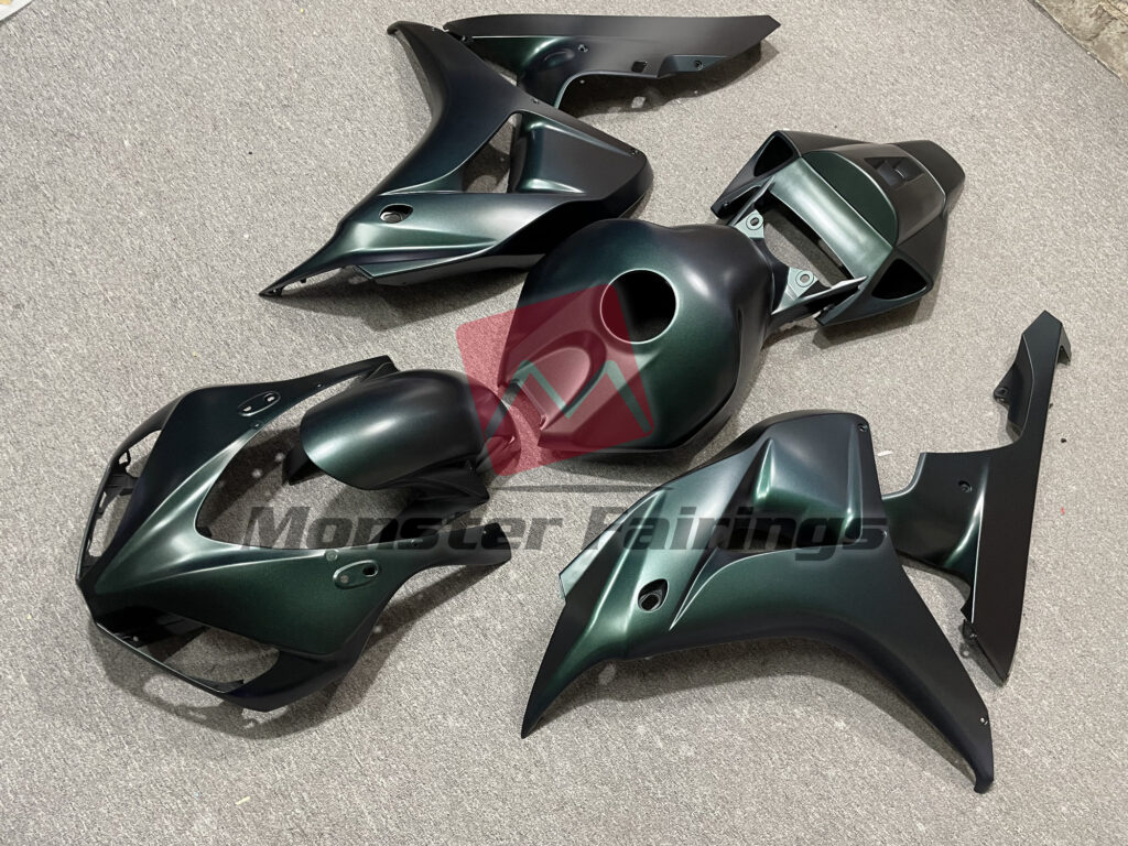 Matte Green ABS fairings for Honda CBR1000RR 2006 - 2007 - premium OEM fit kit by Monster Fairings