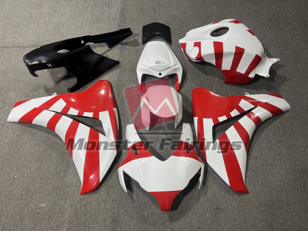 Honda CBR1000RR 2008 - 2011 Rising Sun Style ABS fairings - custom motorcycle bodywork kit by Monster Fairings