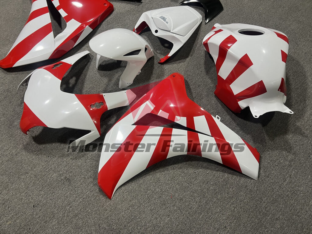 Honda CBR1000RR custom ABS fairings 2008 - 2011 in Rising Sun Style - durable replacement kit, Monster Fairings