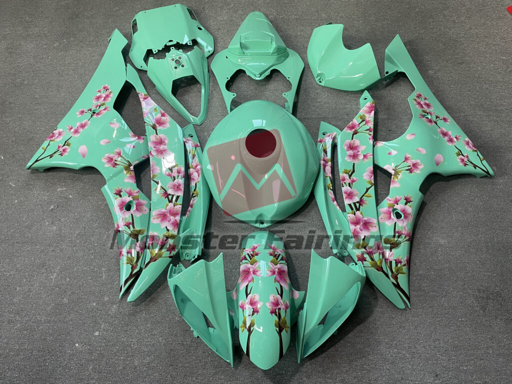 Yamaha R6 2008 - 2016 Arizona Tea ABS fairings - custom motorcycle bodywork kit by Monster Fairings