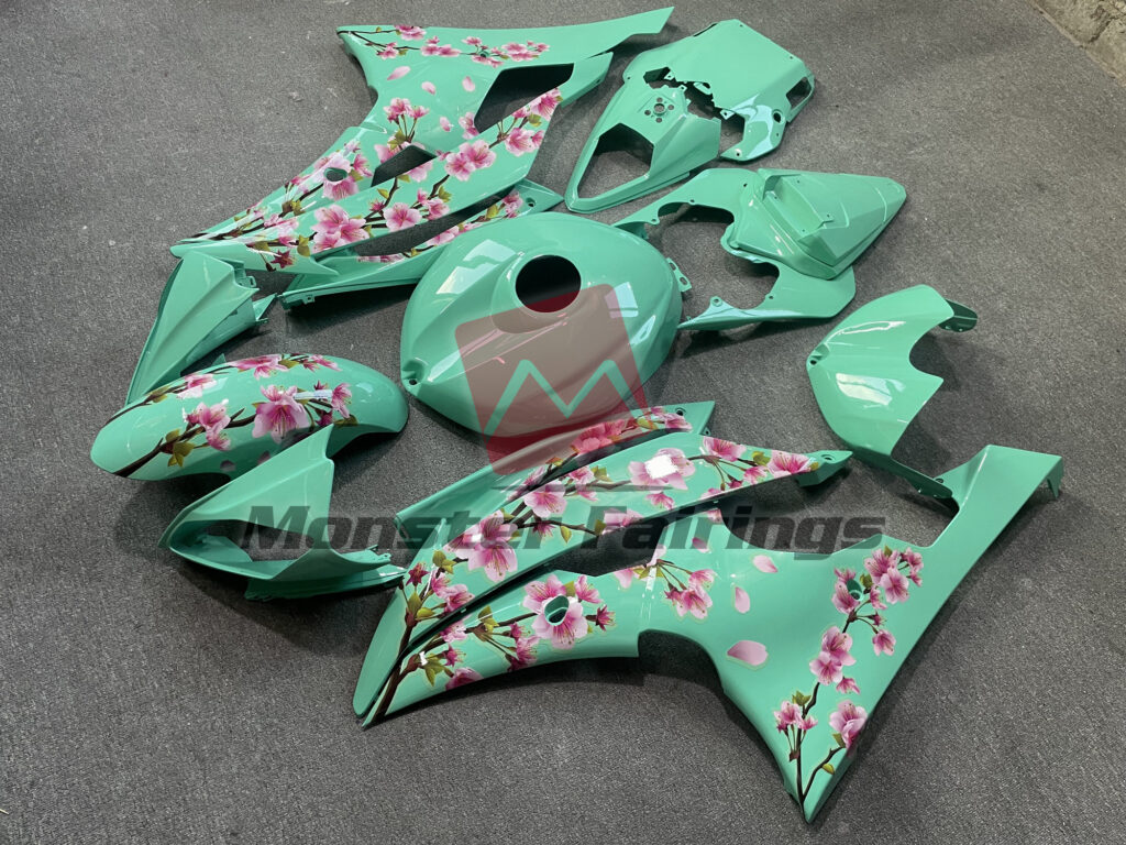 2008 - 2016 Yamaha R6 Arizona Tea fairing set - ABS injection, custom painted by Monster Fairings