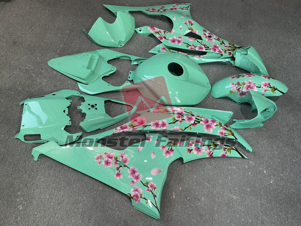 Yamaha R6 custom ABS fairings 2008 - 2016 in Arizona Tea - durable replacement kit, Monster Fairings