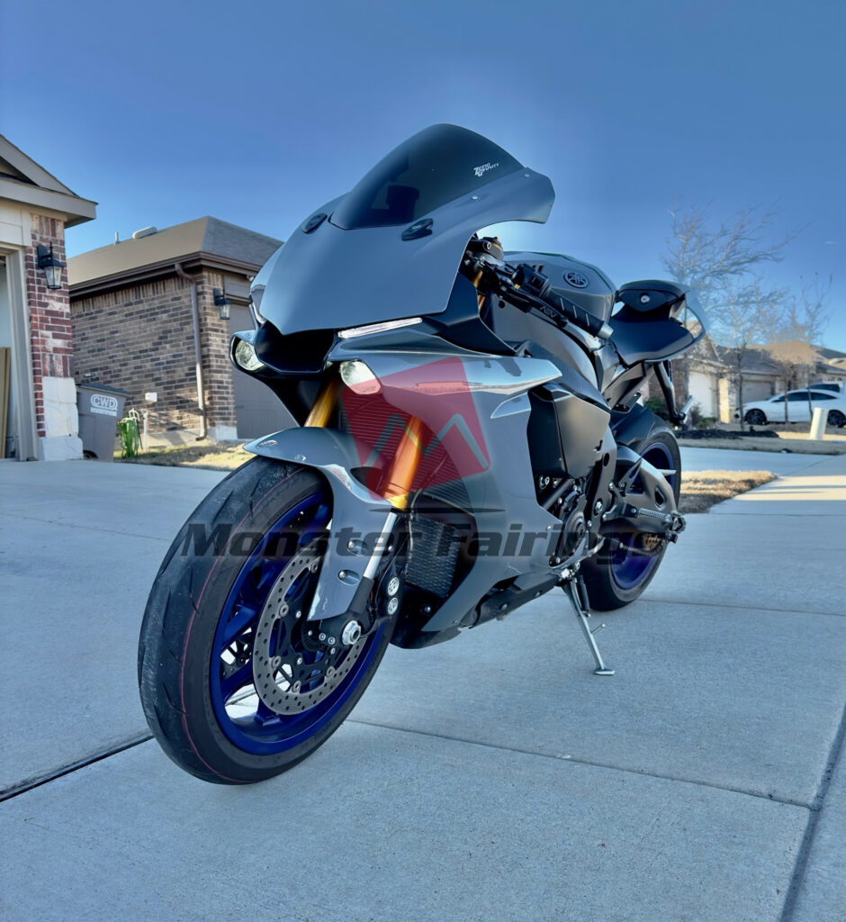 Yamaha R1 2015 - 2019 ABS fairings, Nardo Gray - high - quality motorcycle kit by Monster Fairings