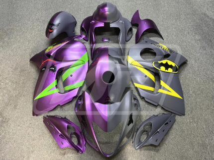 Suzuki GSXR 1300 2008-2020 Bat Man Vs Joker Matte ABS Fairings | Monster Fairings