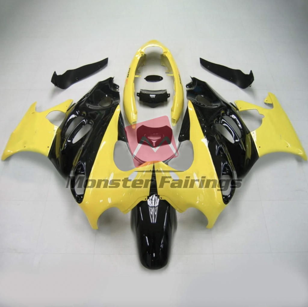 Suzuki GSX600F/GSX750F Katana 2003 - 2007 Gloss Yellow & and Black ABS fairings - custom motorcycle bodywork kit by Monster Fairings