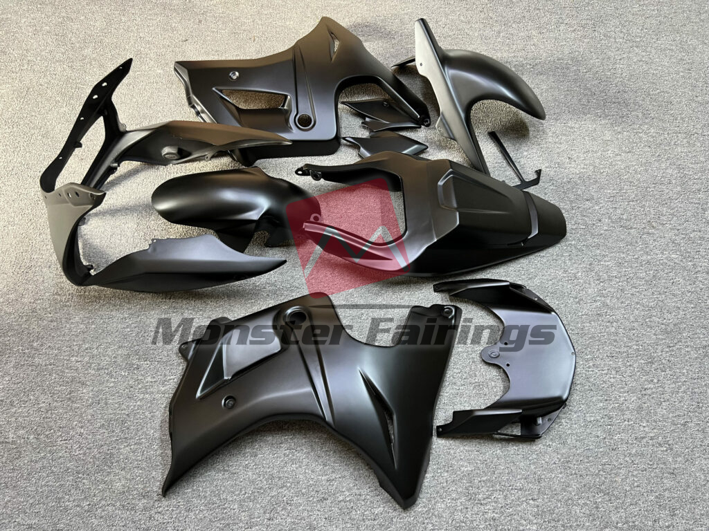 2003 - 2011 Suzuki SV650 Matte Black fairing set - ABS injection, custom painted by Monster Fairings